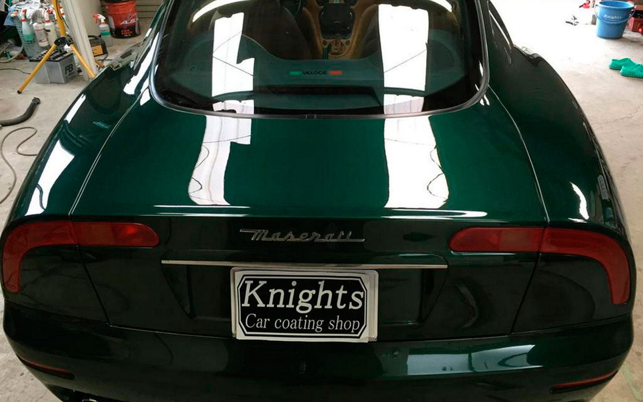 車塗装のポリッシュ鏡面仕上げは 時間をかけて完成 Knights 神奈川 足柄上郡